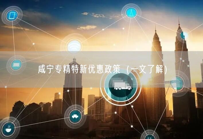 咸宁专精特新优惠政策（一文了解）
