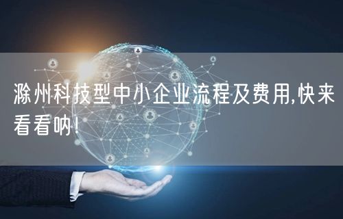 滁州科技型中小企业流程及费用,快来看看呐！
