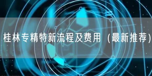 桂林专精特新流程及费用（最新推荐）