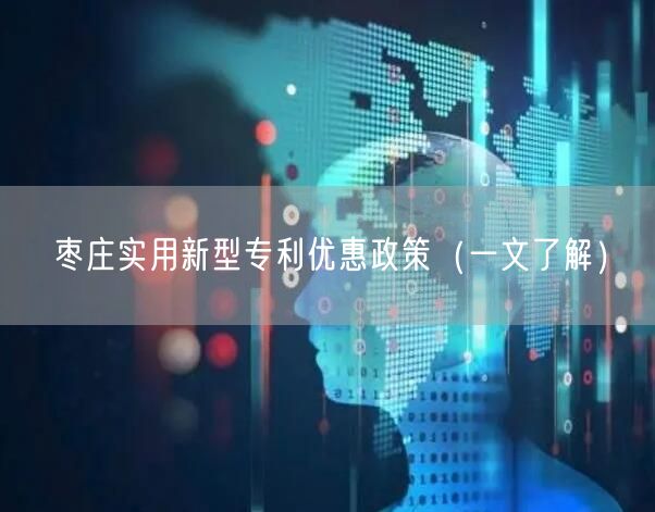 枣庄实用新型专利优惠政策（一文了解）