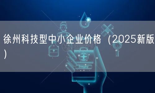 徐州科技型中小企业价格（2026新版）