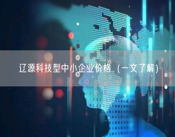 辽源科技型中小企业价格（一文了解）