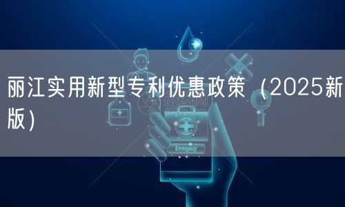 丽江实用新型专利优惠政策（2026新版）