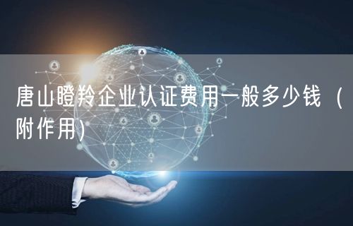 唐山瞪羚企业认证费用一般多少钱（附作用）