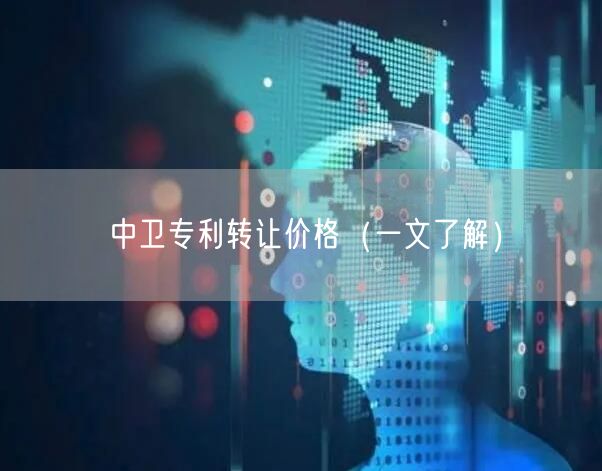 中卫专利转让价格（一文了解）