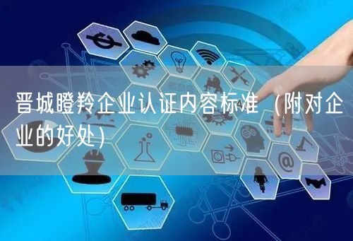 晋城瞪羚企业认证内容标准（附对企业的好处）