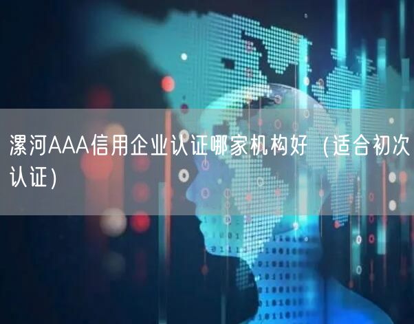 漯河AAA信用企业认证哪家机构好（适合初次认证）