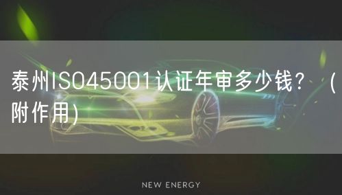 泰州ISO45001认证年审多少钱,（附作用）