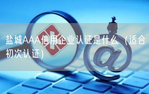 盐城AAA信用企业认证是什么（适合初次认证）
