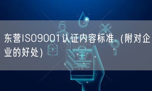 东营ISO9001认证内容标准（附对企业的好处）