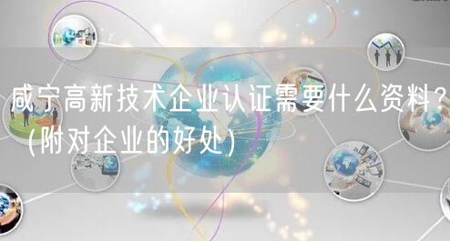 咸宁高新技术企业认证需要什么资料,（附对企业的好处）