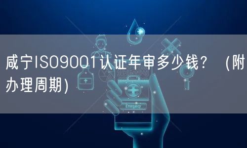 咸宁ISO9001认证年审多少钱,（附办理周期）