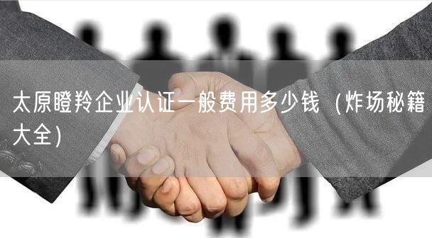 太原瞪羚企业认证一般费用多少钱（炸场秘籍大全）