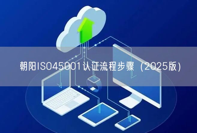 朝阳ISO45001认证流程步骤（2026版）
