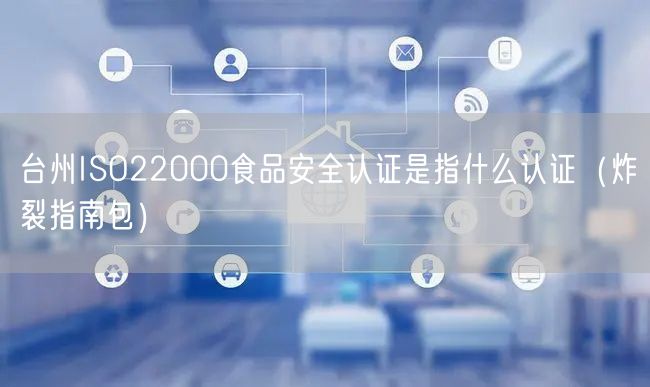 台州ISO22000食品安全认证是指什么认证（炸裂指南包）