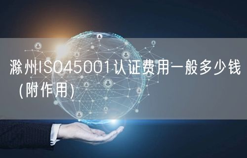 滁州ISO45001认证费用一般多少钱（附作用）