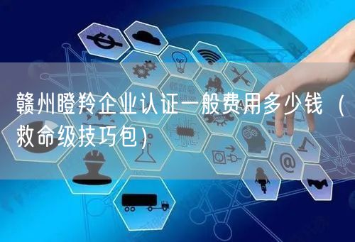 赣州瞪羚企业认证一般费用多少钱（救命级技巧包）