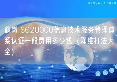 鹤岗ISO20000信息技术服务管理体系认证一般费用多少钱（降维打法大全）