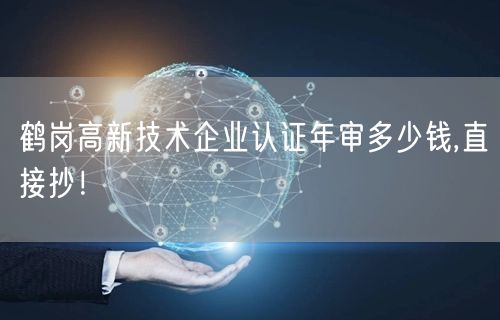 鹤岗高新技术企业认证年审多少钱,直接抄！