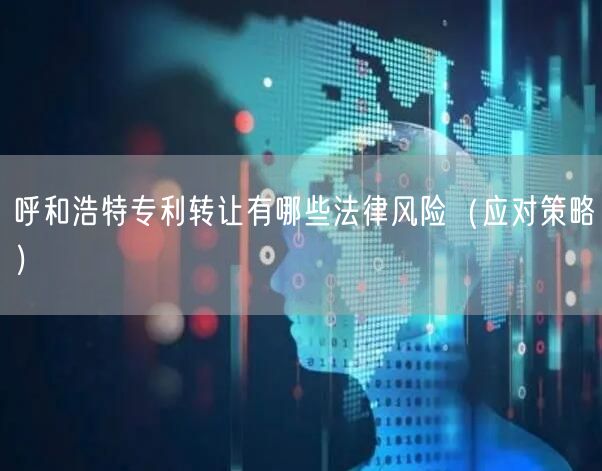 呼和浩特专利转让有哪些法律风险（应对策略）
