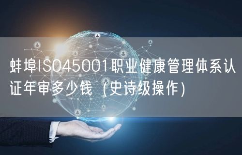 蚌埠ISO45001职业健康管理体系认证年审多少钱（史诗级操作）