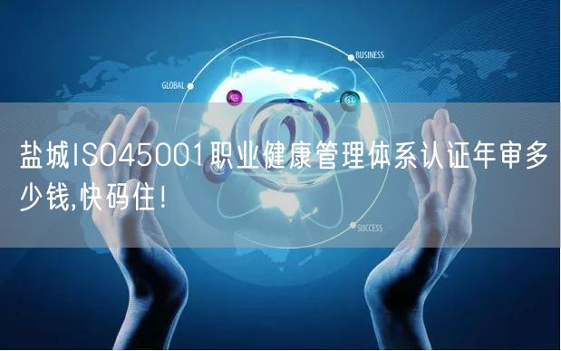 盐城ISO45001职业健康管理体系认证年审多少钱,快码住！
