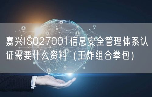 嘉兴ISO27001信息安全管理体系认证需要什么资料（王炸组合拳包）