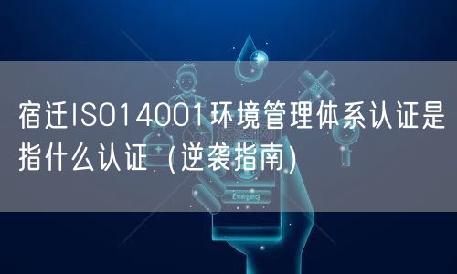 宿迁ISO14001环境管理体系认证是指什么认证（指南）