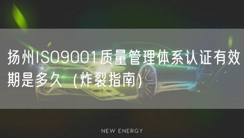 扬州ISO9001质量管理体系认证有效期是多久（炸裂指南）