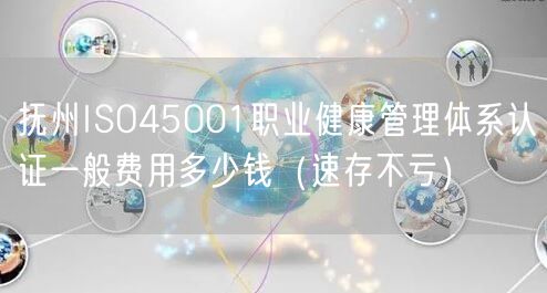 抚州ISO45001职业健康管理体系认证一般费用多少钱（速存不亏）