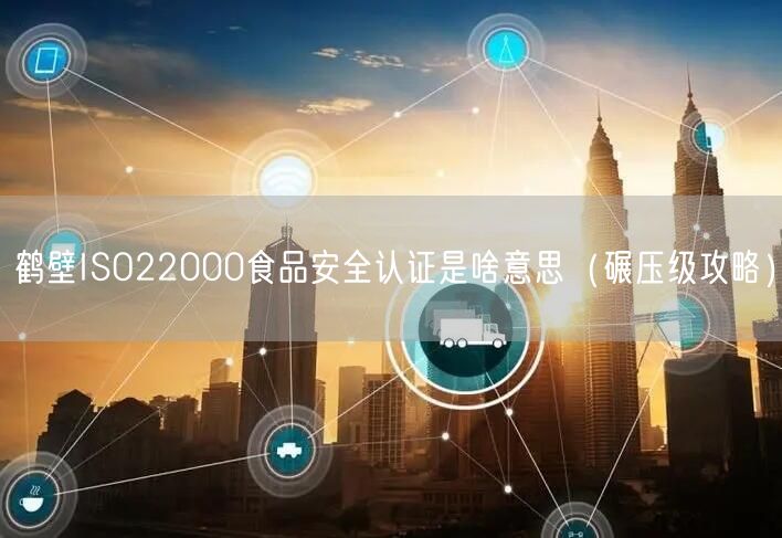 鹤壁ISO22000食品安全认证是啥意思（碾压级攻略）