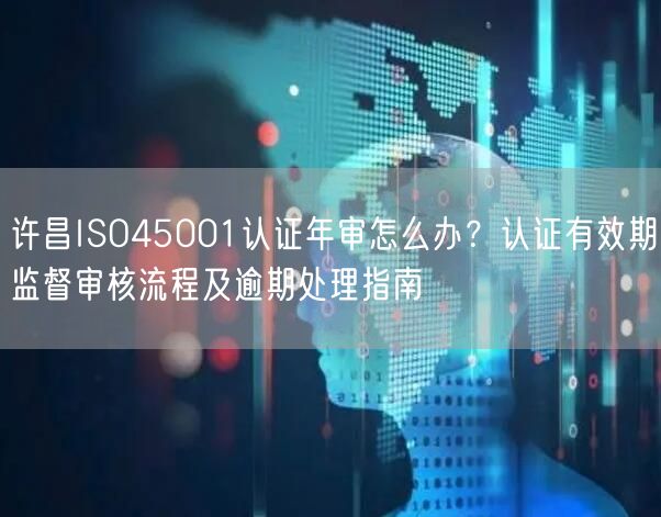 许昌ISO45001认证年审怎么办,认证有效期监督审核流程及逾期处理指南