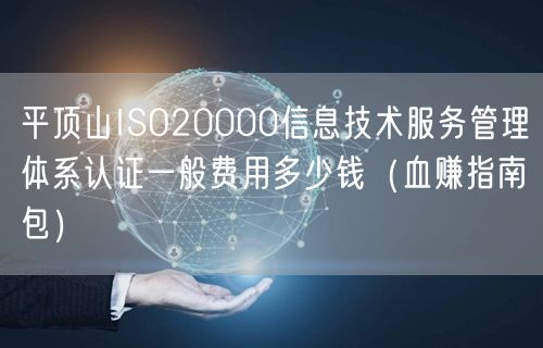 平顶山ISO20000信息技术服务管理体系认证一般费用多少钱（血赚指南包）