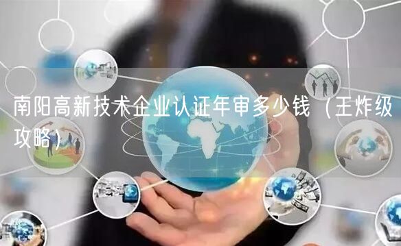 南阳高新技术企业认证年审多少钱（王炸级攻略）