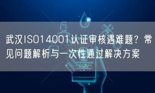武汉ISO14001认证审核遇难题,常见问题与一次性通过解决方案