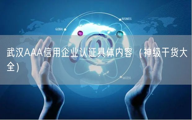 武汉AAA信用企业认证具体内容（神级干货大全）