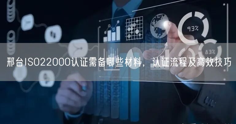 邢台ISO22000认证需备哪些材料，认证流程及高效技巧