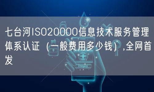 七台河ISO20000信息技术服务管理体系认证（一般费用多少钱）,全网首发