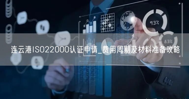 连云港ISO22000认证申请_费用周期及材料准备攻略